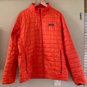 Patagonia men’s nano puff jacket - used